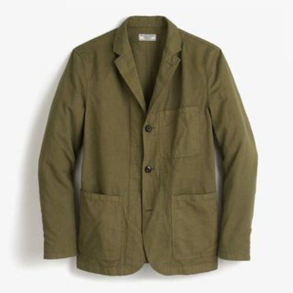 J. Crew Wallace & Barnes three-button chore blazer - Picture 1 of 6